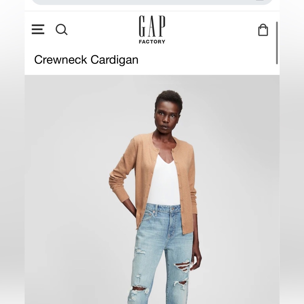Gap Crew neck Cardigan.